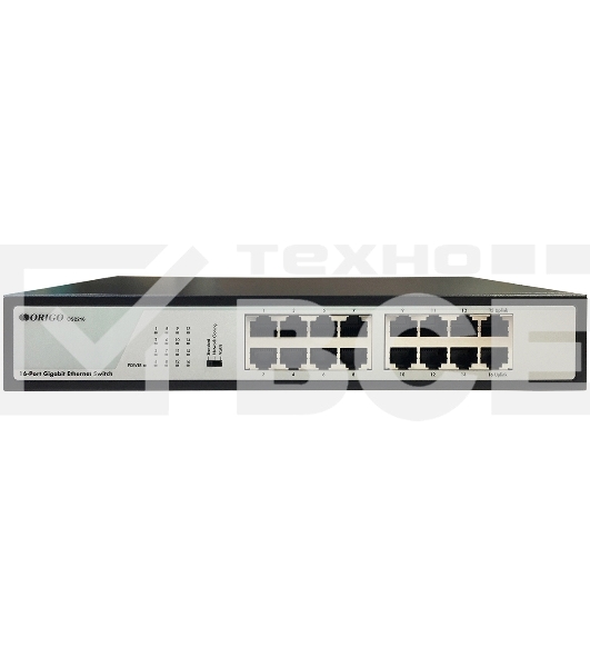 Коммутатор ORIGO Unmanaged Switch, 16x1000Base-T, 19 Rackmount Kit