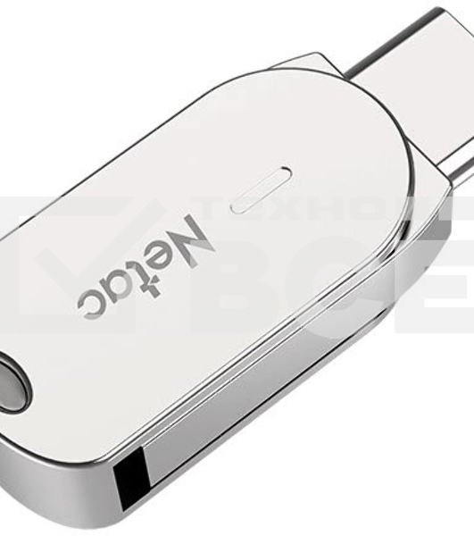 Флеш диск Netac U785 16Gb <NT03U785C-016G-30PN>, USB3.0+TypeC, металлическая