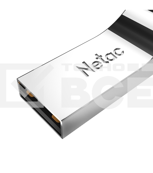 Флешка USB Netac U275 (NT03U275N-004G-20SL), 4Gb, USB 2.0, R/W 50/15, серебристый