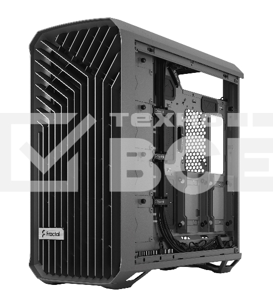 Компьютерный корпус Fractal Design Torrent Gray TG Light Tint / E-ATX, TG, 2x3.5, 4x2.5, 7xPCI, 1xUSB-C, 2xUSB3.0 / 2x180mm, 3x140mm fans inc. / FD-C-TOR1A-02