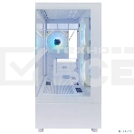 Корпус 1STPLAYER MIKU Mi5 ARGB White / mATX / 3x120mm ARGB fans / Mi5-WH-2FC7R-W-1FC7-W, фото3