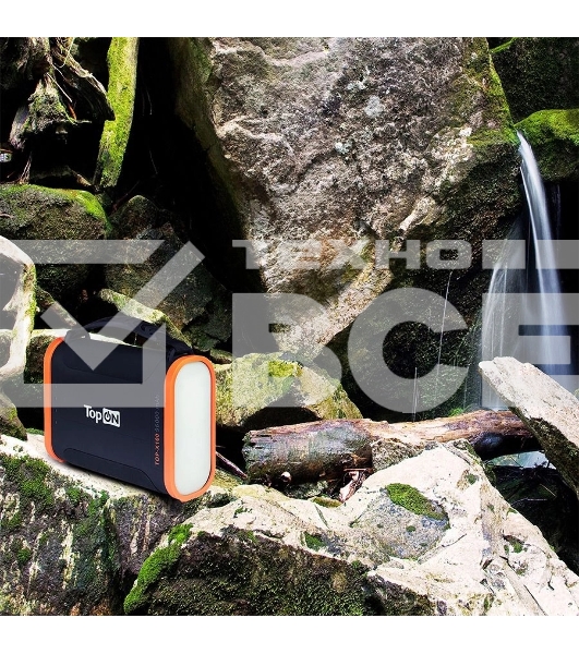 Универсальный внешний аккумулятор TopON TOP-X100 96000mAh USB-C PD3.0 60W,USB1 QC3.0,USB2 12W,2 авторозетки 180W,фонарь, защита от пыли и брызг.Черный