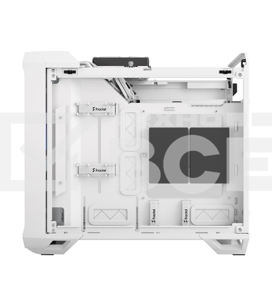 Компьютерный корпус без блока питания Fractal Design Torrent Nano RGb TG Clear Tint, Mini-Tower, 1x180мм RGb, 2xUSB-A 3.2 + 1xUSB 3.2 Type-C mITX, mDTX белый