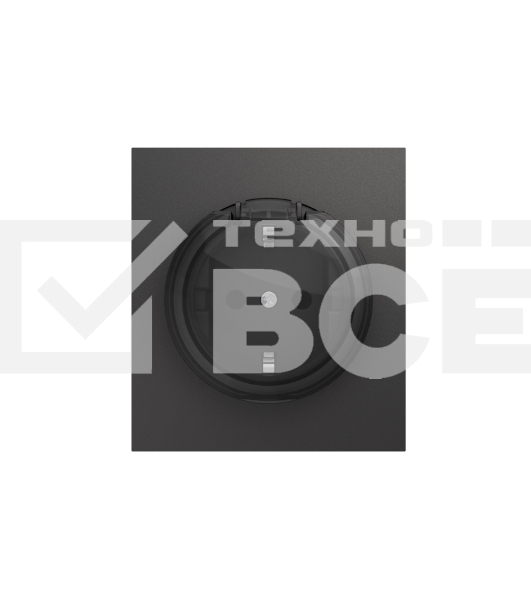 Розетка Kranz STRONG 1-ая с/з с/у, со шторками и крышкой 16А графит