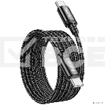 Кабель HOCO X89/PD кабель Type-C-Type-C/2m/60W/черный, фото3