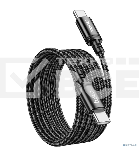Кабель HOCO X89/PD кабель Type-C-Type-C/2m/60W/черный