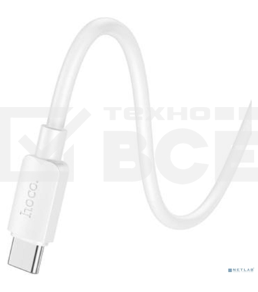 Кабель USB HOCO X96 Type-C/ 1m/ 3A/ White