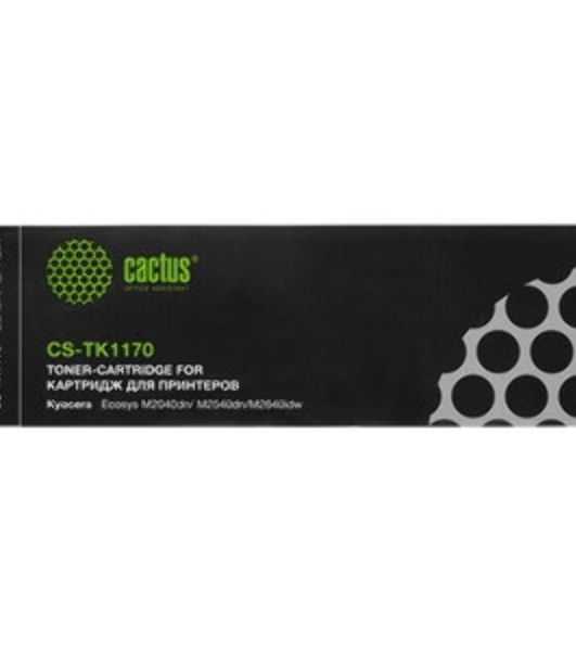 Картридж лазерный Cactus CS-TK1170 черный (7200 стр.) для Kyocera Ecosys M2040dn/M2540dn/M2640idw