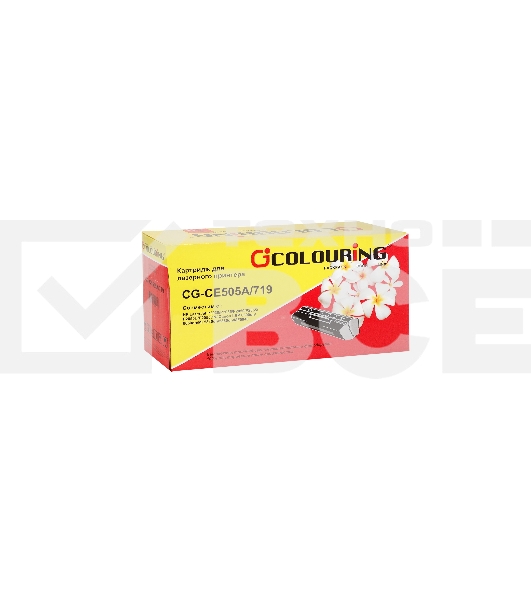 Картридж лазерный Colouring CG-CE505A/719 черный (2300 стр.) для принтеров HP LJ P2030/P2035/P2050/P2055/P2055D/P2055DN/Canon LBP 6300dn/6650dn/MF5840dn/5880dn/MF5940