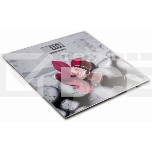 Весы напольные электронные Redmond RS-733 макс.180кг серый/орхидея