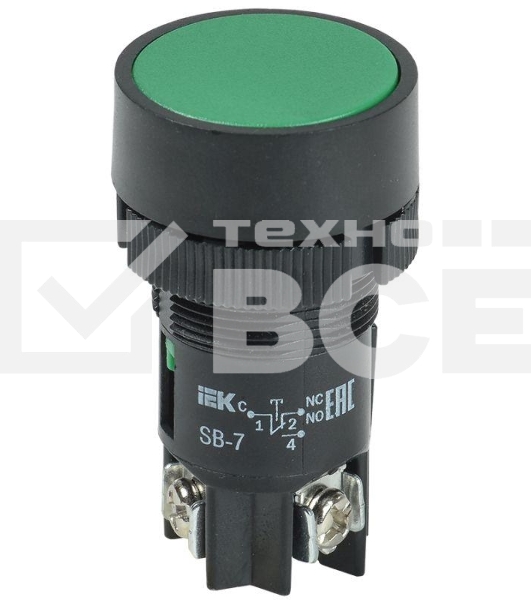 Кнопка SB-7 Пуск зел. ИЭК BBT40-SB7-K06