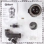 Измельчитель пищевых отходов Bort MASTER ECO (91275752) Число ступеней измельчения 2 ; Система шумоизоляции Да ; Мощность 390 Вт; Объем камеры 1000 мл; Материал камеры Металл ; Система защиты от перегрузки и заклинивания; Скорость холостого хода 2600 об/м, фото7