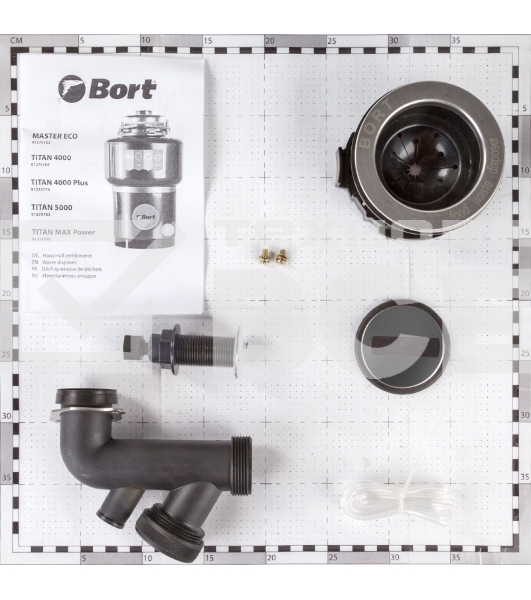 Измельчитель пищевых отходов Bort MASTER ECO (91275752) Число ступеней измельчения 2 ; Система шумоизоляции Да ; Мощность 390 Вт; Объем камеры 1000 мл; Материал камеры Металл ; Система защиты от перегрузки и заклинивания; Скорость холостого хода 2600 об/м