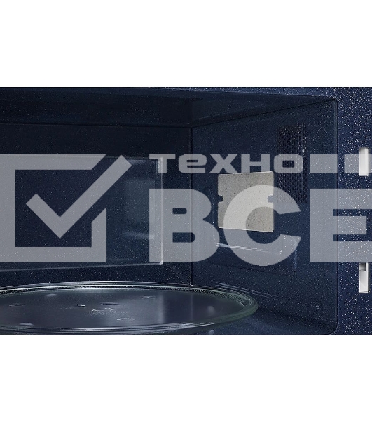Микроволновая печь Samsung MS23T5018AK/BW черный, 23 л, 800 Вт, переключатели - сенсор