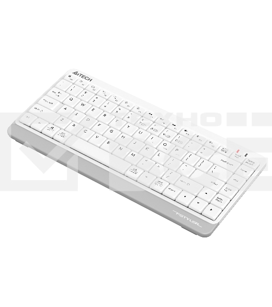 Клавиатура A4Tech Fstyler FBK11 беспроводная USB, Bluetooth/Радиоканал, белый/серый