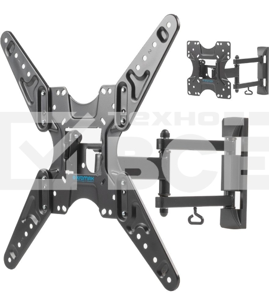 Кронштейн для LED/LCD телевизоров Kromax OPTIMA-414 черный
