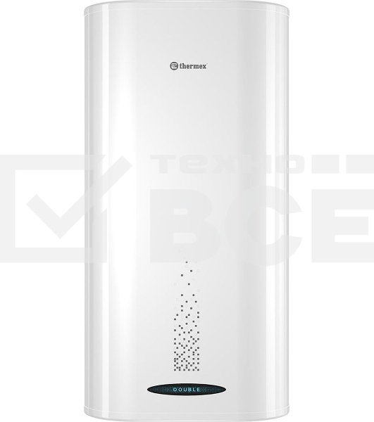 Водонагреватель Thermex Double 80 2.5кВт 80л электрический настенный/белый