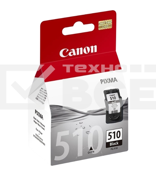 Картридж струйный PG-510Bk (2970B007) черный (220 стр.) для Canon PIXMA MP240, 260, 480, MX320, 330