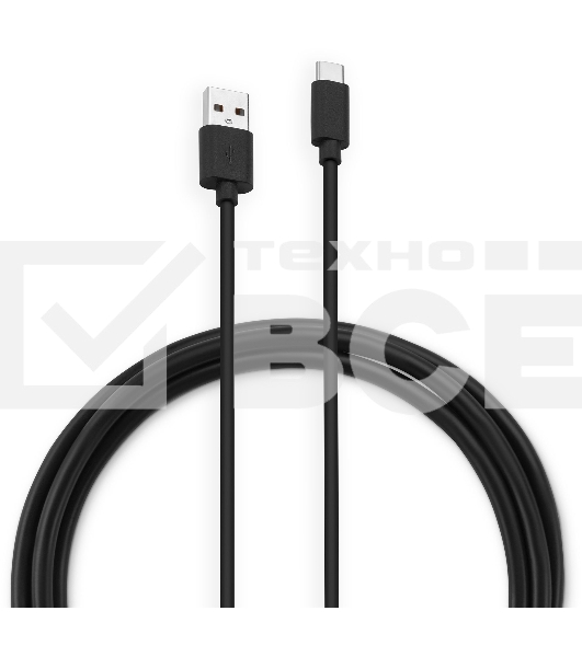 Кабель Buro BU-USB-AC-1M-3A USB (m)-USB Type-C (m) 1м черный