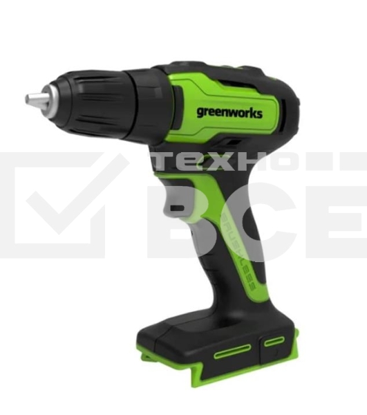 Дрель-шуруповерт Greenworks 3704007UA, Аккумуляторная, 24В