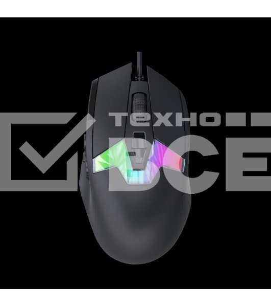 Мышь проводная Dareu EM945X черный, 18000 dpi, USB, кнопки - 9