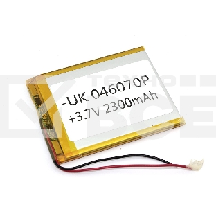 Аккумулятор Li-Pol (батарея) 4*60*70мм 2pin 3.7V/2300mAh