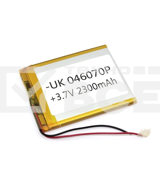 Аккумулятор Li-Pol (батарея) 4*60*70мм 2pin 3.7V/2300mAh