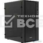 Корпус Minitower ExeGate mEVO-9301 Black-RGB light, ATX, <700NPX>, с окном, 2*USB+1*USB3.0, HD Audio, фото3