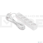 Удлинитель 5 гнезд, 3 м, 3х0,75 мм², с/з, белый PROconnect, фото4