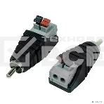 Разъем штекер Rexant (14-0413-2) RCA с быстрозажимной колодкой (блистер), фото 1