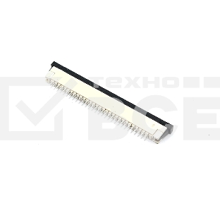 Разъем FPC  Half Coverage Top Contact 1.0K-BS-30PWB 30 pin высота 2мм шаг 1мм