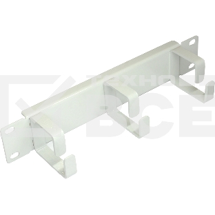 Кабельный органайзер вертикальный Lanmaster TWT-CBW10-ORG-1U-GY кольца 1U шир.:10