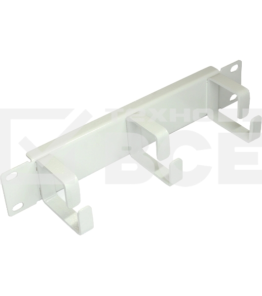 Кабельный органайзер вертикальный Lanmaster TWT-CBW10-ORG-1U-GY кольца 1U шир.:10