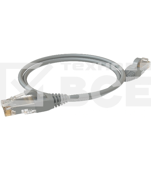 Патч-корд Sysmatrix PC 4545.5EU26.1LSZHGY U/UTP RJ-45 вил.-вилка RJ-45 кат.5E 1м серый LSZH