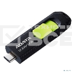 Флешка USB ADATA UC300 (ACHO-UC300-32G-RBK/GN), 32Gb, Type-C USB 3.2, R/W 100/30, черный/зеленый, фото10