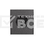 Розетка Kranz STRONG 1-ая с/з с/у, со шторками 16А графит, фото 1