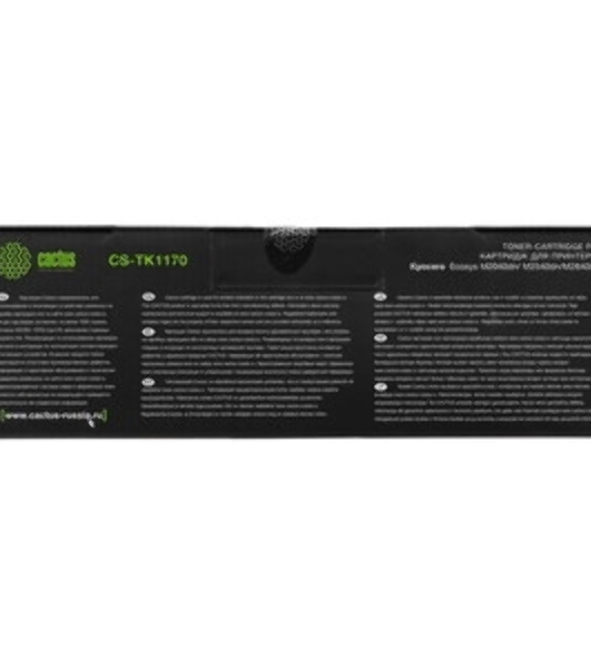 Картридж лазерный Cactus CS-TK1170 черный (7200 стр.) для Kyocera Ecosys M2040dn/M2540dn/M2640idw