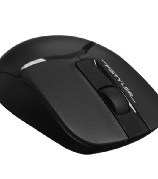 Мышь беспроводная A4Tech Fstyler FG12S черный, 1200 dpi, радиоканал, USB, кнопки - 3