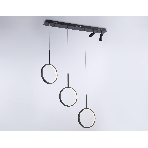 Светильник Ambrella light FL5278/3+2 BK черный 59W 3000K/4200K/6400K+4200K 800*20*1200 (ПДУ ИК), фото2