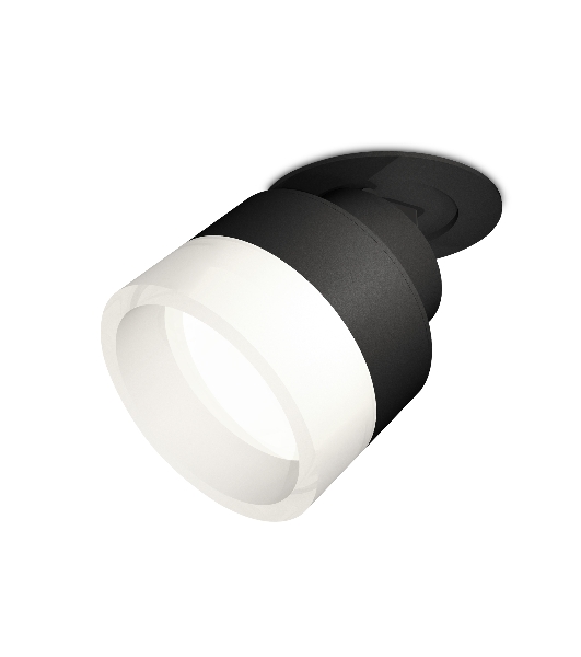 Светильник Ambrella Light XM8102520 SBK/FR черный песок/белый матовый GX53 (A2242, A2106, C8102, N8401)