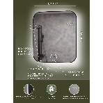 Зеркало Bau Black Rand 80х70, с LED фоновой подсветкой, бесконтактным сенсором, черной окантовкой, фото12