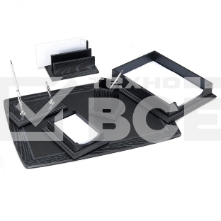 Настольный набор Good Sunrise BK6DX-1 (6 предметов) дуб дерево/МДФ черный