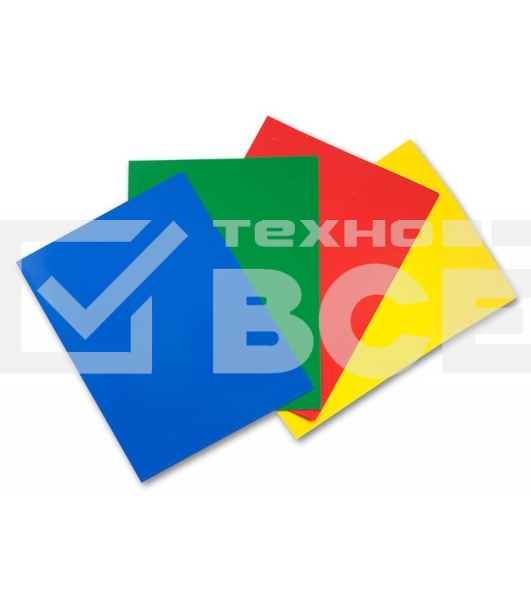 Папка-уголок Бюрократ -E310N/1YEL непрозрачный A4 пластик 0.18мм желтый