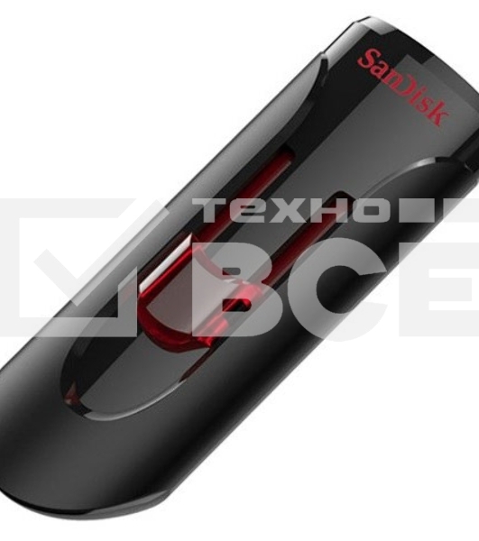 Флеш диск Sandisk 64Gb Cruzer Glide SDCZ600-064G-G35 USB3.0 черный