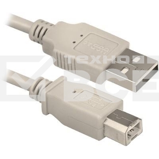 Кабель Defender USB04-06p.bag  Кабель USB 2.0  для соед. 1.8м AM/BM, пакет