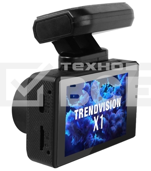 Видеорегистратор TrendVision X1 черный 1080x1920 150гр. GPS MSTAR 8336