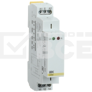 Импульсное реле ORM 1 контактакт 12-240 В AC/DC IEK ONI