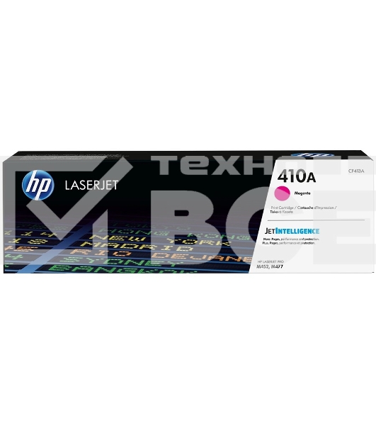 Картридж лазерный Hewlett-Packard HP 410A CF413A пурпурный для HP LJ Pro M452, M477 2300стр.