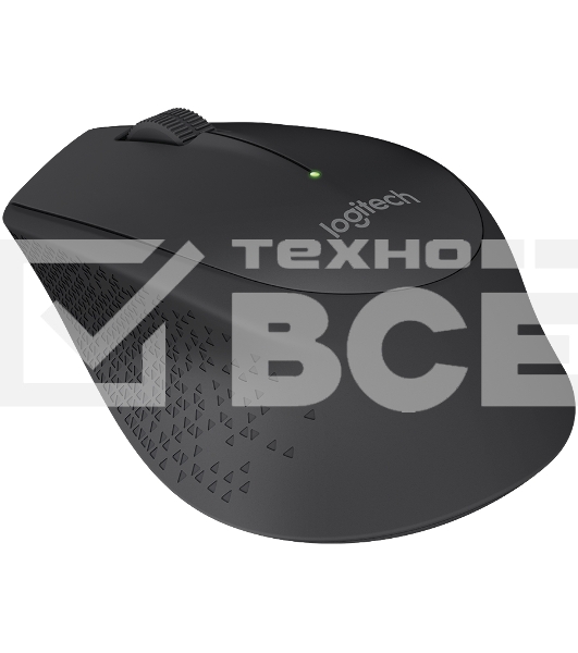 Мышь беспроводная Logitech M280 черный, 1000 dpi, радиоканал, USB, кнопки - 3