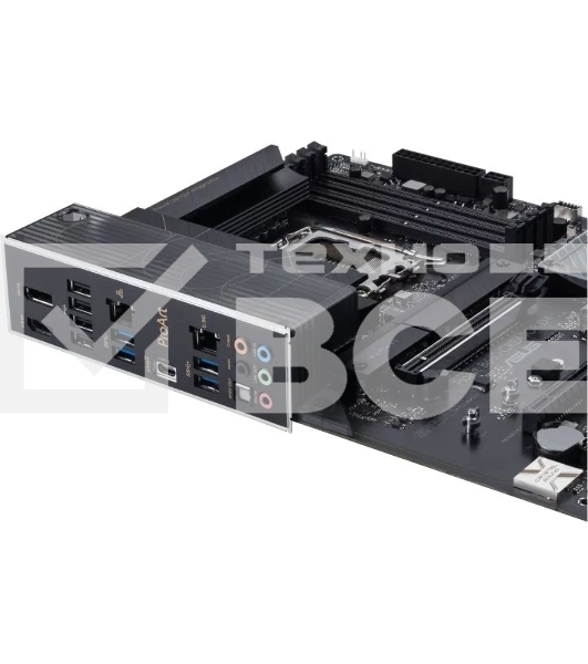 Материнская плата ASUS ProArt B660-CREATOR D4, LGA 1700, Intel B660, 4xDDR4, 4xSATA, 3xM.2, 1xPCIe 5.0 x16, 1xPCIe 3.0 x4, 1xPCIe x1, 1xHDMI, 1xDP, 2x 2.5Gb LAN, 4xUSB-A 2.0, 4xUSB-A 3.2 Gen 1, 1xUSB-C 3.2 Gen 2, 5x3.5 мм, TOSLINK, ATX